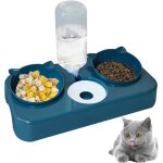 Gamelles pour chat bol animaux abreuvoir pet bowlgamelle chat para deau et de nourriture 3 en 1 distributeur ...