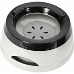 Gamelle chat / chien gris anti - d�bordement distributeur eau lent pour voyage / voiture yyv