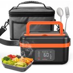Gamelle chauffante �lectrique sans fil 16000mah lunchbox gamelle chauffante �lectrique portable avec ...