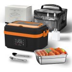 Gamelle chauffante - rechargeable 16000mah - chauffage automatique 70min - 1l �tanche - portable bureau ...