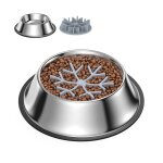 Gamelles pour chiens gamelle anti - glouton slow feeder pour chiens slow feeder dog bowl - m