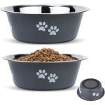 Gamelle chien inox (lot de 2175 cm) gamelle eau croquette pour chien grand moyen petit en acier inoxydable ... Gamelle chien inox (lot de 2175 cm) gamelle eau croquette pour chien grand moyen petit en acier inoxydable ...