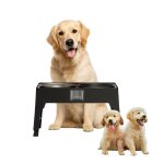 Gamelles pour chien sur support 2l ? doubles réglables anti - glouton inox facile nettoyage Gamelles pour chien sur support 2l ? doubles réglables anti - glouton inox facile nettoyage