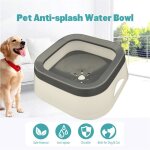 Gamelle deau anti - �claboussures pour chien grande capacit� (1 litre)convient aux chiots et chatons ...