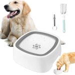 Gamelle eau chien anti - �claboussures 1. 5l : flottante anti - d�bordement chien / chat / chiot