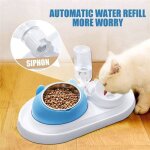 Gamelle surleve pour chat ? distributeur automatique anti - vomissements et antidrapante pour chats ...