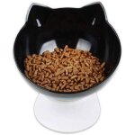 Gamelle surleve pour chats inclinable  15 anti - vomissements et anti - dversement support antidrapant ...
