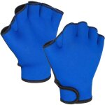 Gants aquatiques en maille pour la natation et laquagym lentra�nement de r�sistance. couleur : bleu clair. ...