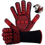 Gant barbecue gant anti chaleur gants de four jusqu 800c universel gants de cuisine rsistant  la ...