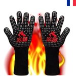 Gants de barbecue inkbird anti chaleur gants de four extrmement rsistants  la chaleur 800? protection ...