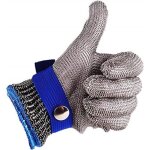 Gant de boucher en cotte de maille acier inoxydable rsistant coupe haute performance niveau 5 protection ...