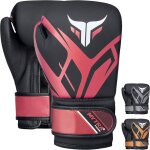 Gants de boxe - mytra fusion - junior - paume ventil�e - cuir artificiel - bordeaux