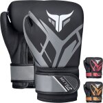 Gants de boxe - mytra fusion - junior - paume ventile - cuir artificiel - protection eva - lution