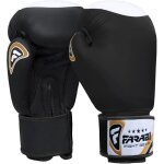 Gants de boxe - farabi sports - target serie - cuir vachette - 16 oz - noir