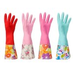 Gants en caoutchouc pour lave - vaisselle (lot de 4) gants de nettoyage de cuisine antidérapants aixingyun ... Gants en caoutchouc pour lave - vaisselle (lot de 4) gants de nettoyage de cuisine antidérapants aixingyun ...