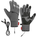 Gants chauffants usb gants de ski flexibles pour enfants gants chauffants en tissu impermable gants ...