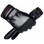Gants en cuir pour homme - gants dhiver chauds pour cran tactile - gants souples rglables avec doublure ...
