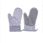 Gants de cuisine antidrapants isolants anti - brlure rsistants  la chaleur pour four micro - ondes ...