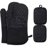 Gants de cuisine - r�sistants � la chaleur jusqu� 500�c - ambidextres