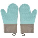 Gants de cuisine en silicone résistants à la chaleur jusquà 260°c 1 paire Gants de cuisine en silicone résistants à la chaleur jusquà 260°c 1 paire