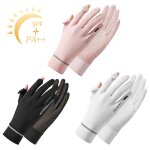 Gants de cyclisme pour femmes gants d�t� upf 50 + �cran tactile pour voiture et sport protection uv pour ...