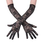Gants en dentelle gants longs gants punk pour f�te dhalloween accessoire de costume soir�e