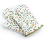 Gants de four gants de four extr�mement r�sistants � la chaleur motifs floraux antid�rapants coussins ...