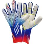Gants de gardien de but - - football pour enfants - blanc rouge blanc rouge