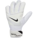 Gants de gardien de football - nike - fj4864 - 100 - taille 5 - blanc - junior