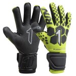 Gants de gardien de football rinat kaizen turf gants de gardien de but pour adulte jaune taille 7