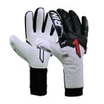Gants de gardien - rinat - dominius prime - blanc / noir - respirant - adulte Gants de gardien - rinat - dominius prime - blanc / noir - respirant - adulte