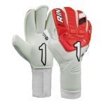 Gants de gardien - rinat - nkam prime - rouge / blanc - adulte - respirant