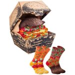 Gant - mitaine - moufle rainbow socks - femmes hommes chaussettes vegan hamburger - 2 paires