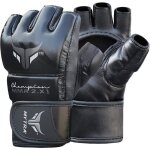 Gants mma enfant - mytra fusion - noir - protection renforc�e - cuir synth�tique -