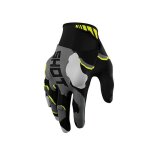 Gants moto cross shot race gear drift camo neon yellow