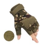 Gants moto demi - doigts respirable �t� - gants moto de poignet antid�rapants pour vtt v�lo enduro scooter?cou ...