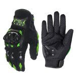 Gants de moto - gants �cran tactile coupe - vent moto tactiques de sport gants vert taille m - xxl