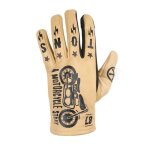 Gants moto �t� cuir helstons kustom