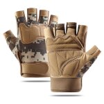 Gants moto homme femme demi - doigts respirable gants de poignet antid�rapants escalade aventure en plein ...
