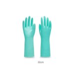 Gants de nettoyage de cuisine rutilisables sans latex doublure en coton gants antidrapants pour lave ...