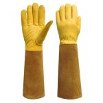 Gants de protection roncier �pines et ronces - taille 11. 5cm - brun
