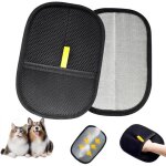 Gants de toilettage pour chat chien gants de toilettage pour animaux domestiques multicolore brosse