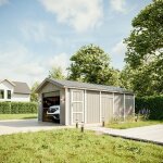 Garage qualit� premium 21 m� - l378xl648 cm - timbela m992b - tundra grey