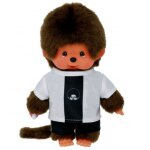 Gar�on en maillot de football 20 cm kiki monchhichi poup�e edition football europ�en