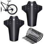 Garde boue vtt 2 pi�ces r�glable garde - boue de v�lo compatible avant et arri�re avec 10 serre - c�bles ...