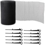 Garde de gouttire en plastique grille de protection pour gouttire grillage gouttiere rouleau de maille ...