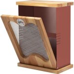 Garde - manger en acier galvanis et bois