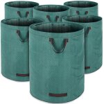 Gardebruk 6x sac de jardin 280 l par sac charge max. 50kg doubles coutures 3 poign�es sac de d�chets ...