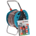 Gardena dévidoir portable équipé ? longueur 20m ? raccord anti - goutte ? kit complet tuyau d?arrosage ... Gardena dévidoir portable équipé ? longueur 20m ? raccord anti - goutte ? kit complet tuyau d?arrosage ...