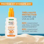 Garnier ambre solaire hydra protect 24h spray protecteur solaire spf30 150 ml Garnier ambre solaire hydra protect 24h spray protecteur solaire spf30 150 ml